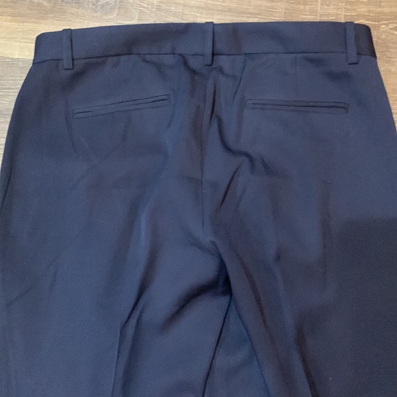 THEORY Navy Slim Ankle Dress Pant - sz 12 - Picture 8 of 10